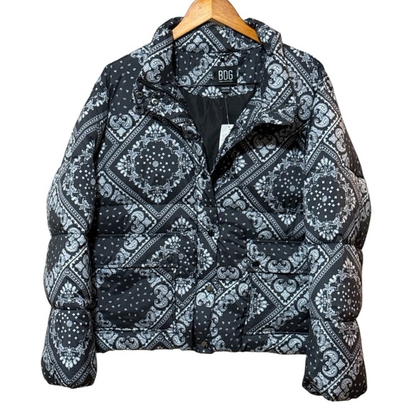 NWT - BDG Ola patchwork printed puffer jacket - Size S/M - Picture 5 of 8